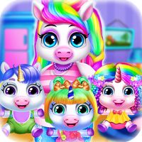Triplet Newborn Unicorn Baby