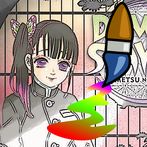 Demon slayer coloring game