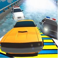 Turbo Water Slide Car Racing :