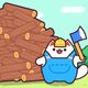 Idle Lumbercat - Wood Games