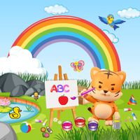 Coloring Book Kids Painting