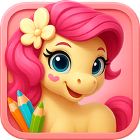 My Pony-Coloring book for kids