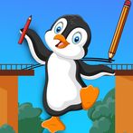 Draw Bridge: Save Penguin Game