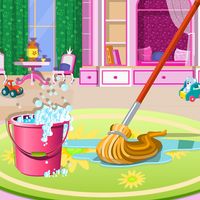 Messy Home Cleanup Doll House