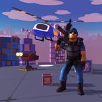 Police Officer In Helicopter