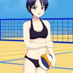 Beach volley girl