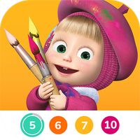 Masha and the Bear Colorings