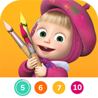 Masha and the Bear Colorings