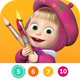 Masha and the Bear Colorings