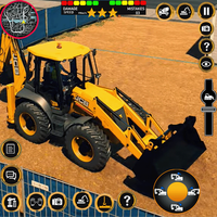 JCB Excavator Construction 3D
