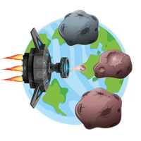 Space Odyssey Shooting Game 2D