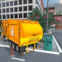 US Garbage Truck Drive Sim