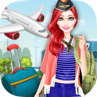 لعبة تلبيس مضيفة الطيران - الع