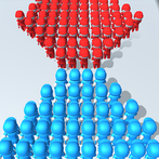 Count Crowd Run Mob Clash 3D