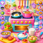Breakfast Kitchen Set Cooking