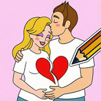 Draw Happy Baby : Puzzle Game