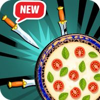 Pizza Knife Game - Throw the K