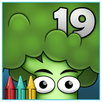 Coloring Book 19: Eating Healt