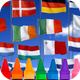 Europe : Coloring Flags