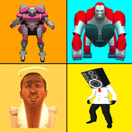 robot war toilet monster