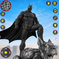 Flying Superhero Bat Hero Man