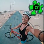 Jigsaw puzzle selfie cam simpl