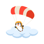 Downfall: Penguin Parachute!