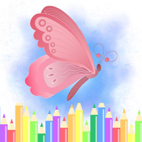 butterfly coloring sheets