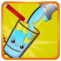 Happy Water Glass – Draw and F