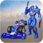 Formula Car Robot Police Game