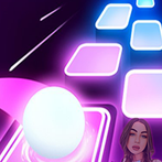 Lady Diana Tiles Hop game Rush