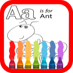 Alphabet Colouring Book Pages