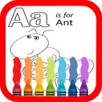Alphabet Colouring Book Pages