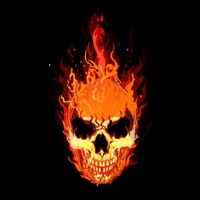 Fire Skull