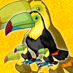 Toucans Family Escape