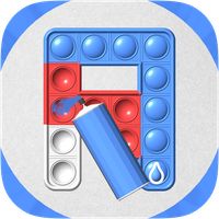 Pop It Fidget Paint Puzzle!