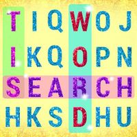 Word Search Glitter Puzzle