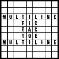 Tic-Tac-Toe MultiLine