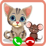 Cat and Mouse Fake Call & Game