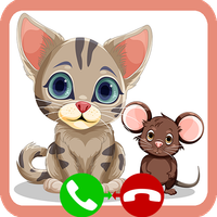 Cat and Mouse Fake Call & Game