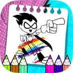 Coloring Teen Titan GO Cartoon