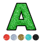 Glitter Number & ABC Coloring