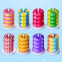 Hoop Sort Puzzle: Color Stack