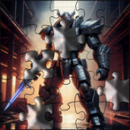 Robot warrior game puzzl