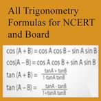 Trignometry Formulas For NCERT