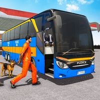 Police Bus Offroad Bus Game 3D