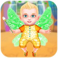 Fairy Mom Newborn Baby Caring