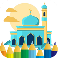 Islamic mosque coloring
