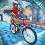 Xmas Mountain Bicycle Stunt