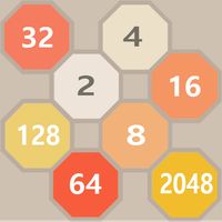 Oct 2048: moving tiles in 8 di